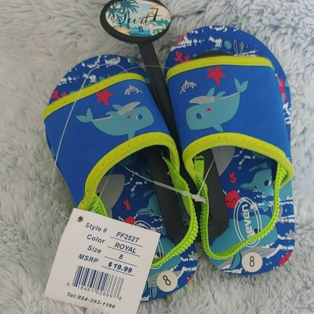 Surf7 Slide Sandals Water Beach Shoes Sz 8 Toddler